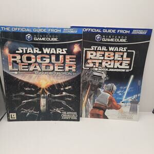 Nintendo Power Lot of 2 Game Cube Guides Star Wars Rogue Leader Revel Strike